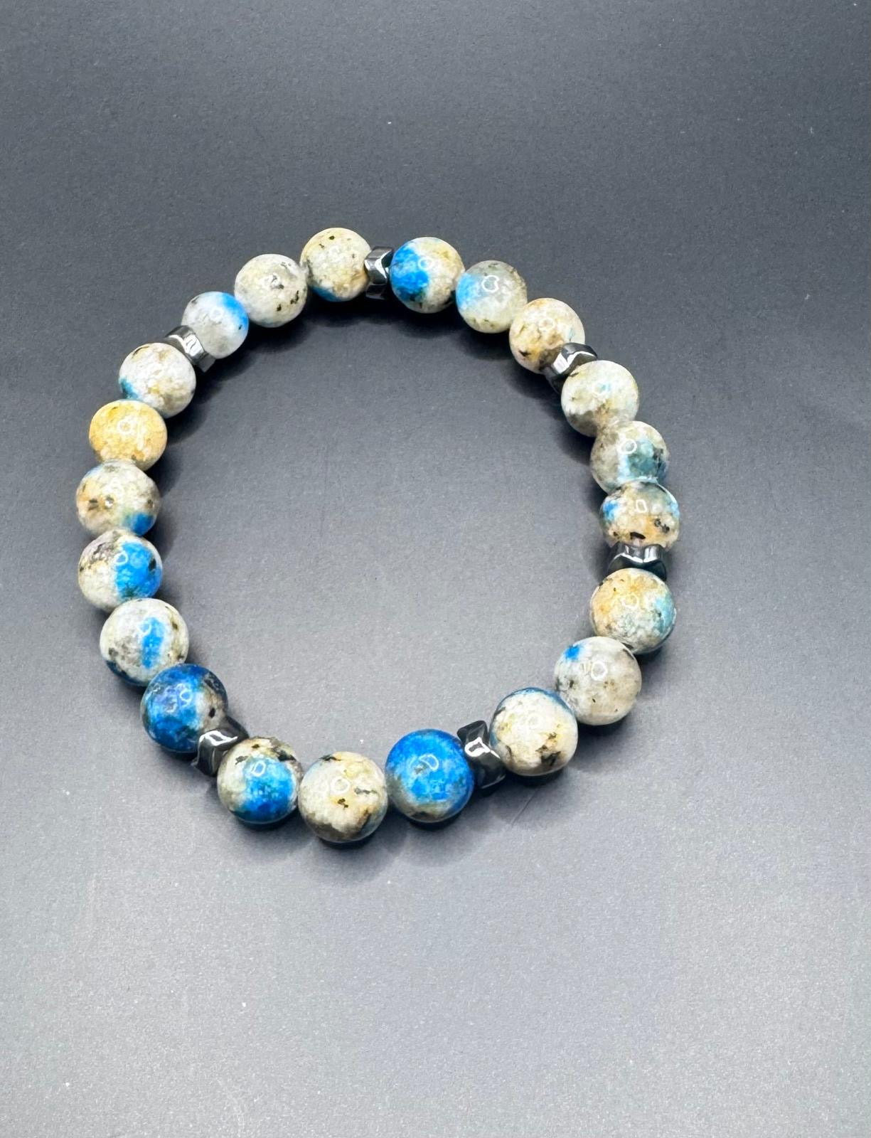 Natural Stone Beaded Bracelet - Turquoise Ceyt Stone