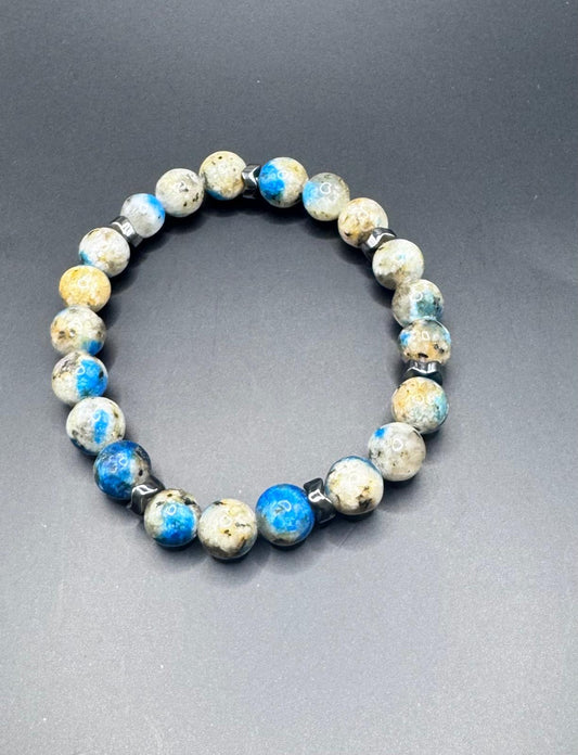 Natural Stone Beaded Bracelet - Turquoise Ceyt Stone